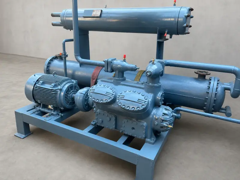 Open-frame chilling assembly built by Malabar Chilling Systems