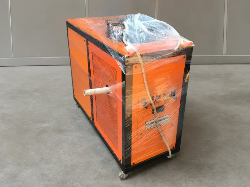Packaged unit prepared for dispatch built by Malabar Chilling Systems