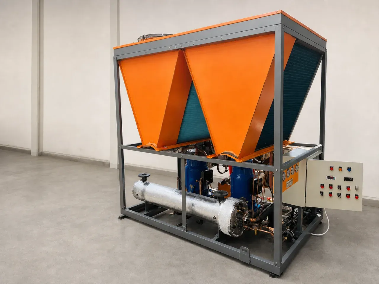 Air-Cooled Chillers industrial equipment supplied by Malabar Chilling Systems